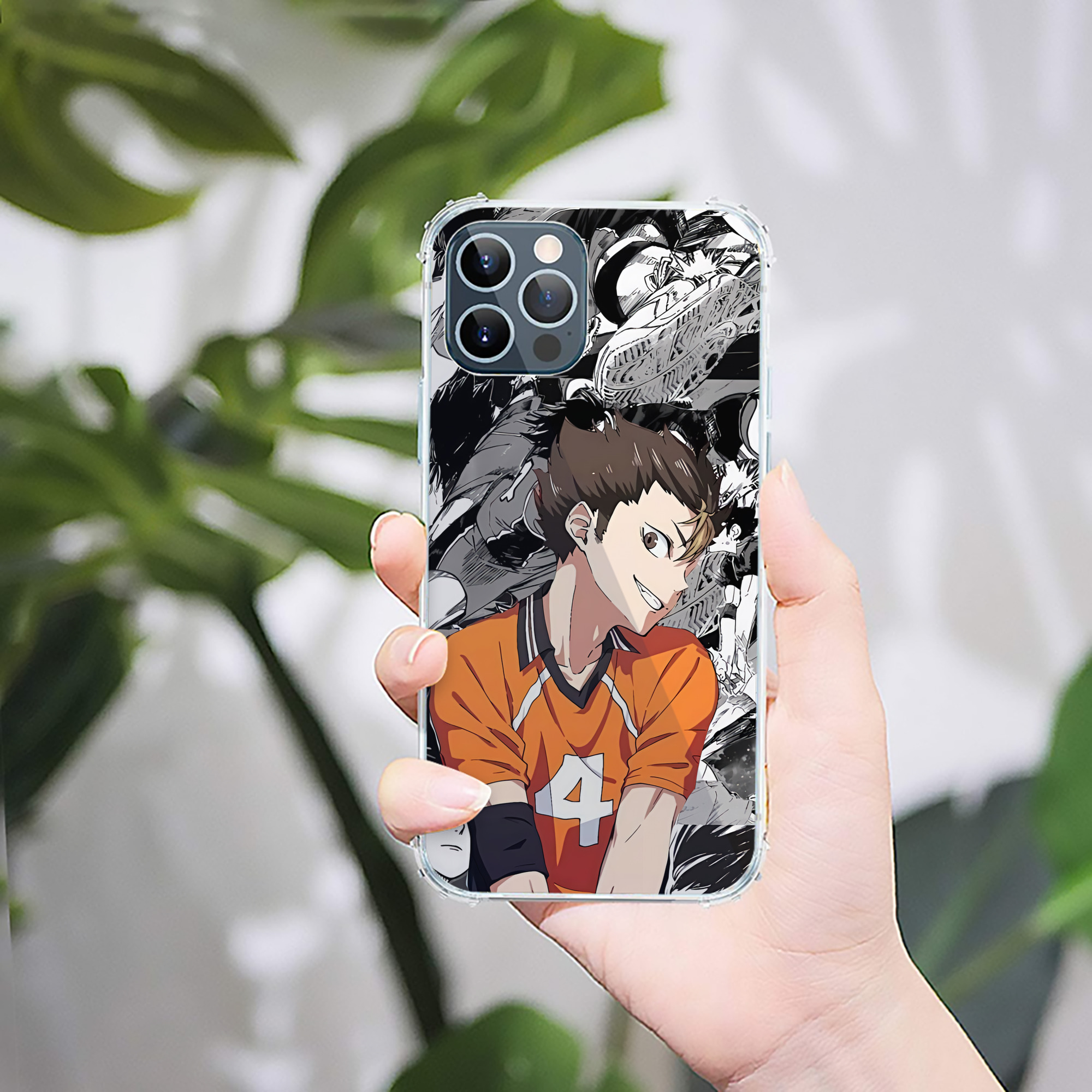 （画像用） ハイキュー!! Haikyu!! 【iPhone 12シリーズ対応】透明スマホケース（クリアソフトケース）